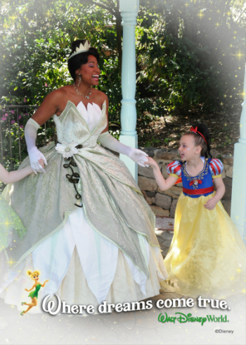 Sharing a laugh with Tiana