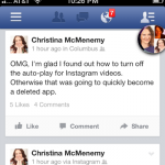 The Facebook Message bubble