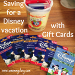 Saving for Disney with Gift Cards