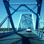 Scary bridge over the Ohio river